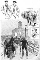 Margate on the morning of the disaster (bottom picture: The rush for news) 1897 | Margate History